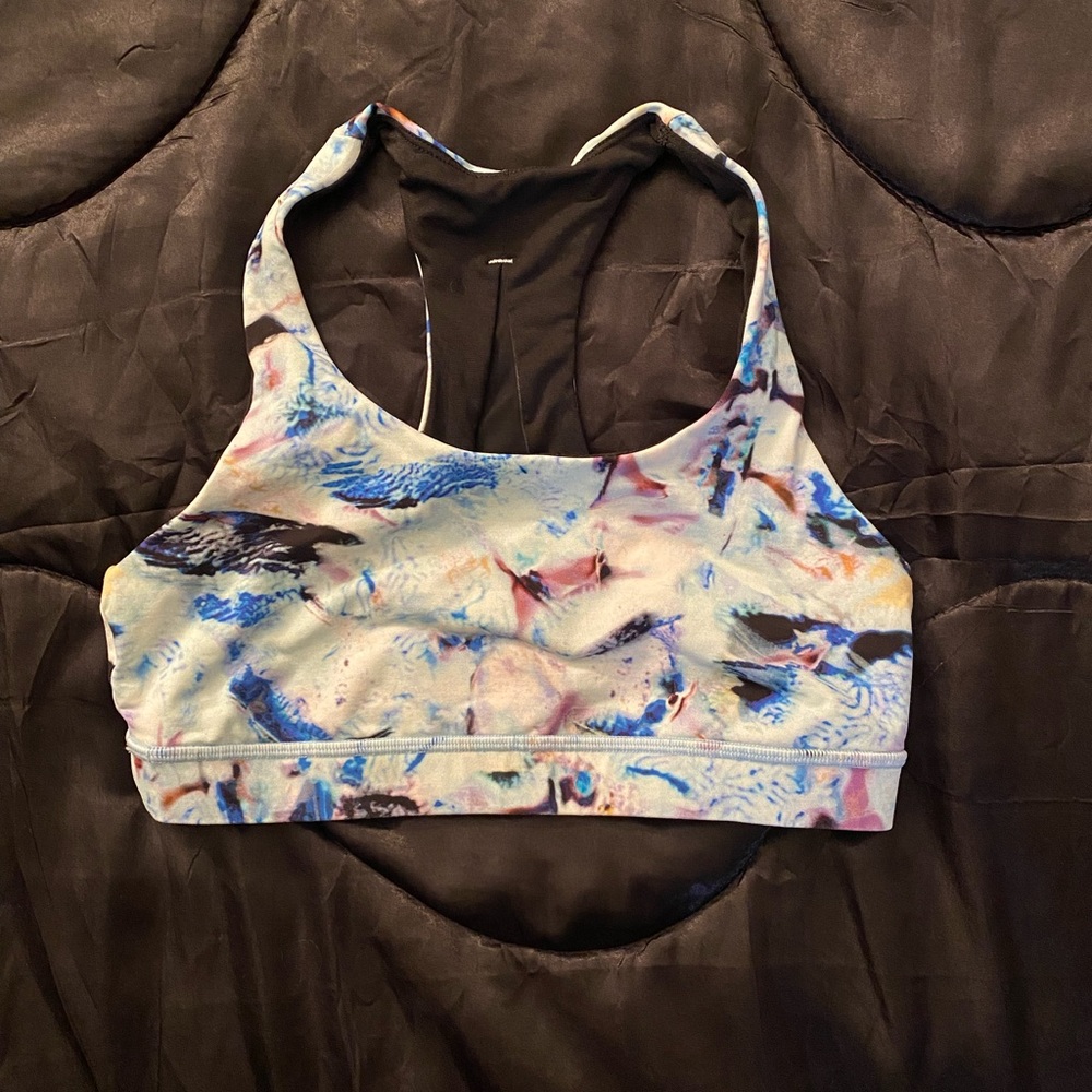 Lululemon multicolored sports bra. Size 6